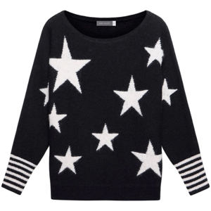 Mint Velvet Black Star Motif Jumper